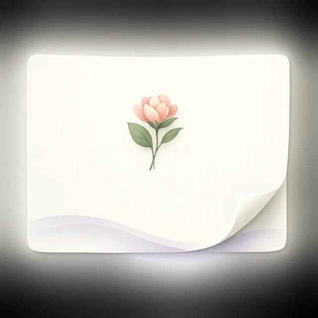 Soft illustration representing a clean report document