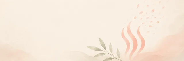 Soft illustration representing hot flashes
